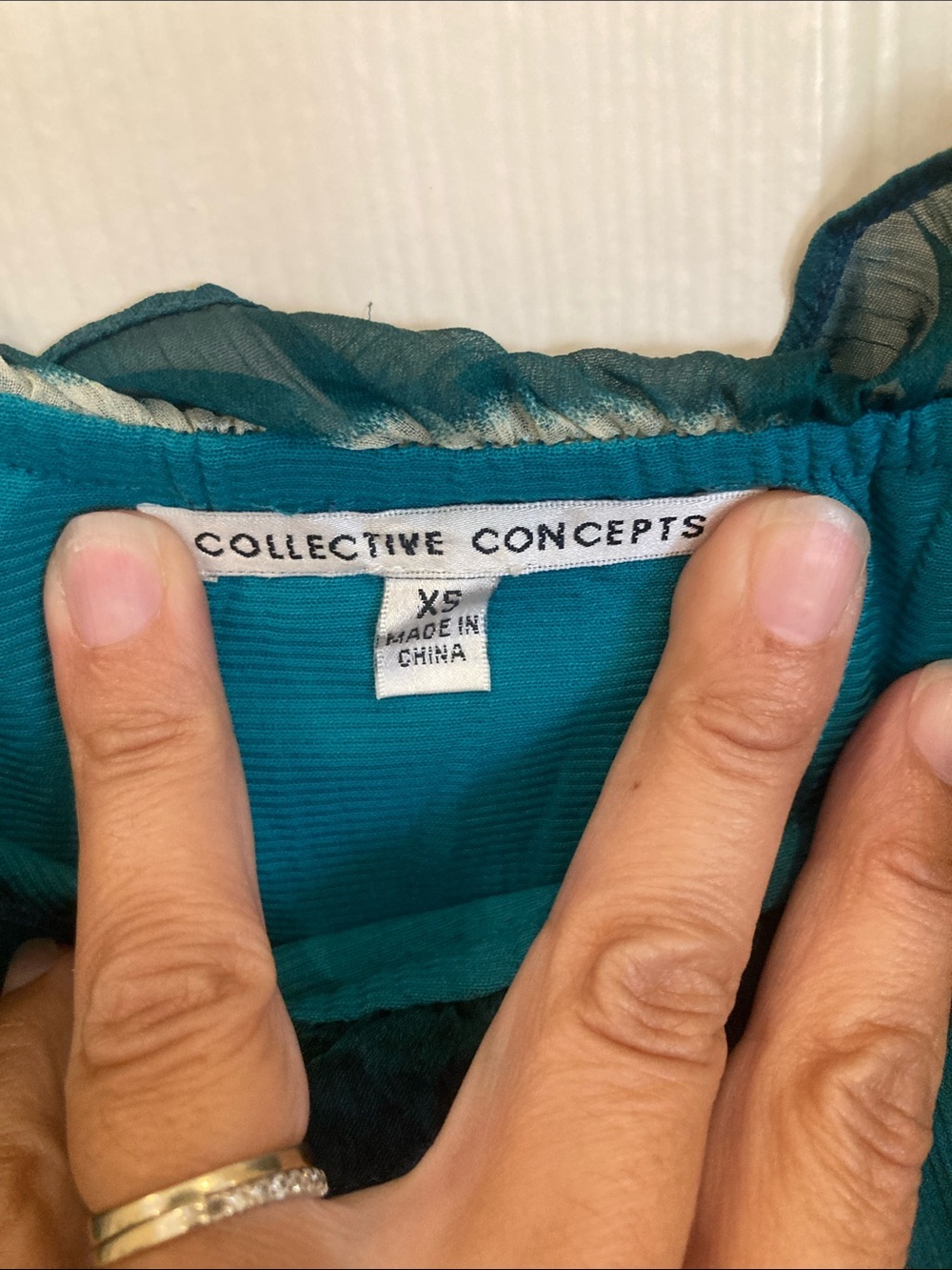 Collective Concepts Teal Layered Strap Dress Mermaidcore Women's Dress - Picture 2 of 10
